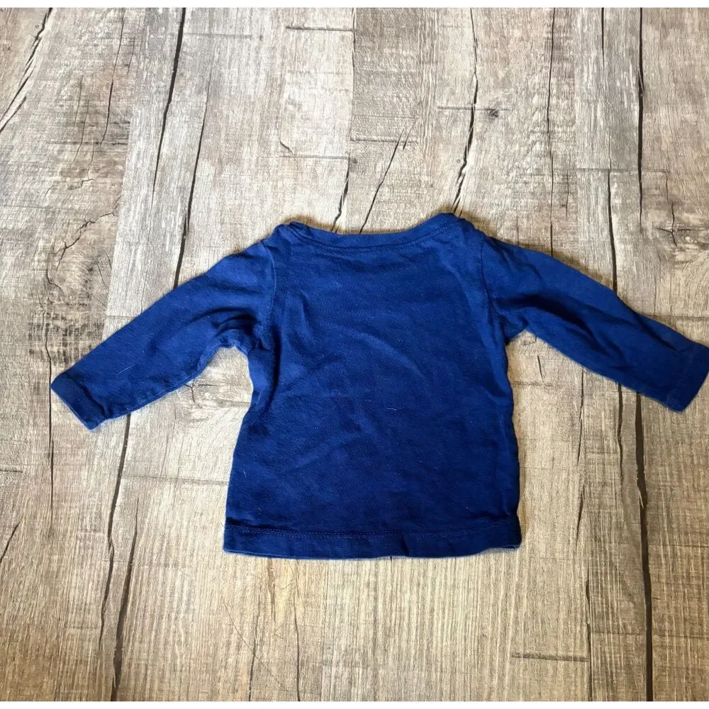 Carter’s Baby Girls “Happy Heart” Long Sleeve‎ Top Size 3 Months
